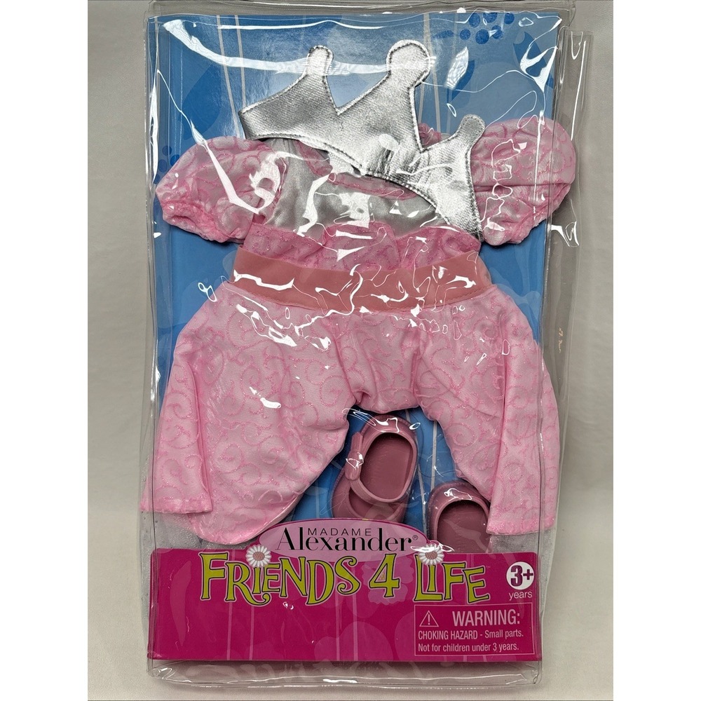 Madame Alexander Friends 4 Life Princess Queen Outfit for 18" Doll
